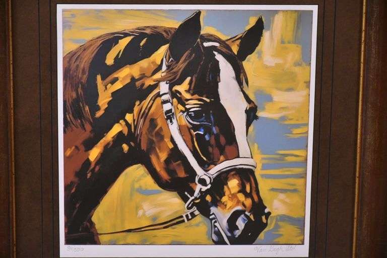 Limited edition framed print "Man of War 1" by Van Gogh Limited Co.; 975-1800
