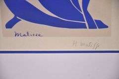 Group of 3 framed prints "Blue Nude I/II/III" by Henri Matisse; 975-1791