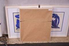 Group of 3 framed prints "Blue Nude I/II/III" by Henri Matisse; 975-1791