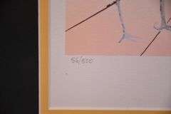 Limited edition framed giclee print "Celestial Elephant" by Salvador Dali; 975-1771