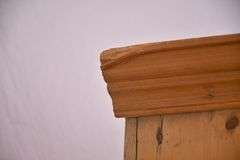 Early pine 4 door cupboard; 74-12772