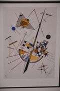 Framed print "Delicate Tension" by Wassily Kandinsky; 975-1790