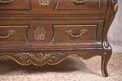 Bombe style 2 drawer commode; 68-6868