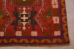 3.8'x6.0' hand knotted vintage Persian Baluchi rug; 40-156729