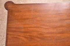 Ethan Allen mahogany two-tier 2 drawer side table; 74-12761