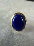 Oval lapis ring; 13227-009
