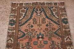 2.4'x8.2' hand knotted vintage Persian Shirazi rug/runner; 40-156913