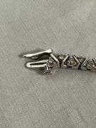 14kt white gold and diamond bracelet; 13227-006