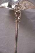 Large sterling silver ladle with gold wash interior; 971-274