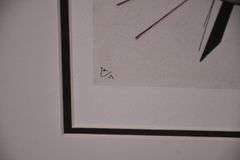 Framed print "Delicate Tension" by Wassily Kandinsky; 975-1790