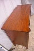 Drexel Heritage mahogany server with reeded columns; 68-6858