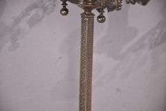 Pair of Mappin Brothers large ornate silverplate candelabras; 971-283