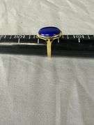 Oval lapis ring; 13227-009