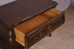 Bombe style 2 drawer commode; 68-6868