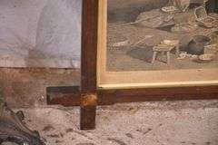 Framed vintage engraving "The Blind Fiddler" by David Wilkie; 336-4476