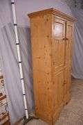 Early pine 4 door cupboard; 74-12772
