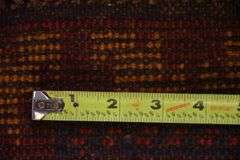 3.8'x6.0' hand knotted vintage Persian Baluchi rug; 40-156729