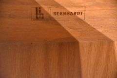 Bernhardt oak campaign style 7 drawer dresser; 68-6816B