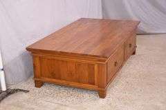 Large 2 drawer coffee table; 74-12782