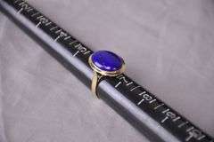 Oval lapis ring; 13227-009