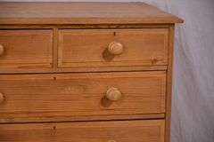 Pine 2-over-3 drawer chest; 74-12771