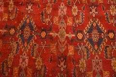 5.2'x8.2' hand knotted vintage Persian Shirazi rug; 40-156277