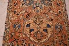 3.3'x9.11' hand knotted vintage Persian Shirazi rug/runner; 40-156891