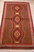 3.8'x6.3' hand knotted vintage Persian Baluchi rug; 40-156733