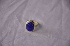 Oval lapis ring; 13227-009