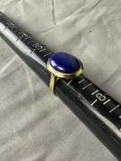 Oval lapis ring; 13227-009