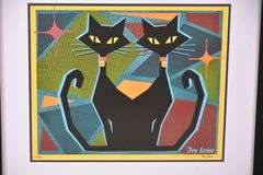 Signed limited edition framed print "Here's Looking At You 2" by Ivy Lowe; 975-1782