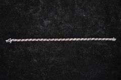 14kt white gold and diamond bracelet; 13227-006