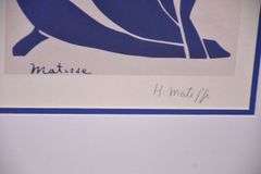 Group of 3 framed prints "Blue Nude I/II/III" by Henri Matisse; 975-1791