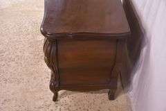Bombe style 2 drawer commode; 68-6868