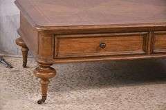 Inlaid 2 drawer coffee table; 1044-120