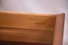 Henredon inlaid walnut 9 drawer triple dresser; 68-6865B
