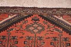 3.7'x5.9' hand knotted vintage Persian Shirazi rug; 40-156934