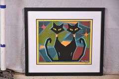 Signed limited edition framed print "Here's Looking At You 2" by Ivy Lowe; 975-1782