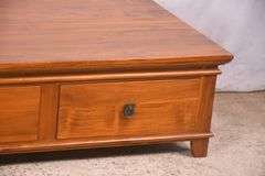 Large 2 drawer coffee table; 74-12782