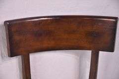 Set of 6 Milling Road by Baker distressed dining chairs; 68-6879