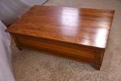 Large 2 drawer coffee table; 74-12782