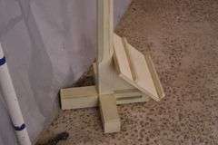 Off-white hall stand/hat rack; 1044-122