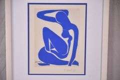 Group of 3 framed prints "Blue Nude I/II/III" by Henri Matisse; 975-1791