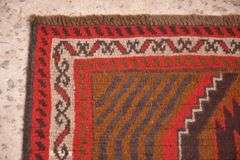 3.8'x6.3' hand knotted vintage Persian Baluchi rug; 40-156733