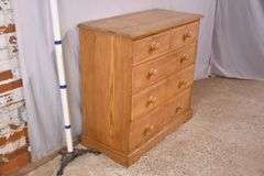 Pine 2-over-3 drawer chest; 74-12771