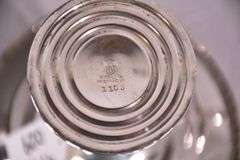 2 sterling silver compotes; 4171-029