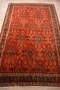5.2'x8.2' hand knotted vintage Persian Shirazi rug; 40-156277