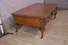 Inlaid 2 drawer coffee table; 1044-120