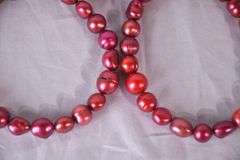 3 Honora red cultured pearl bracelets; 13227-021