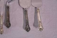 7 miscellaneous Gorham "Chantilly" serving pieces with sterling silver handles; 971-276